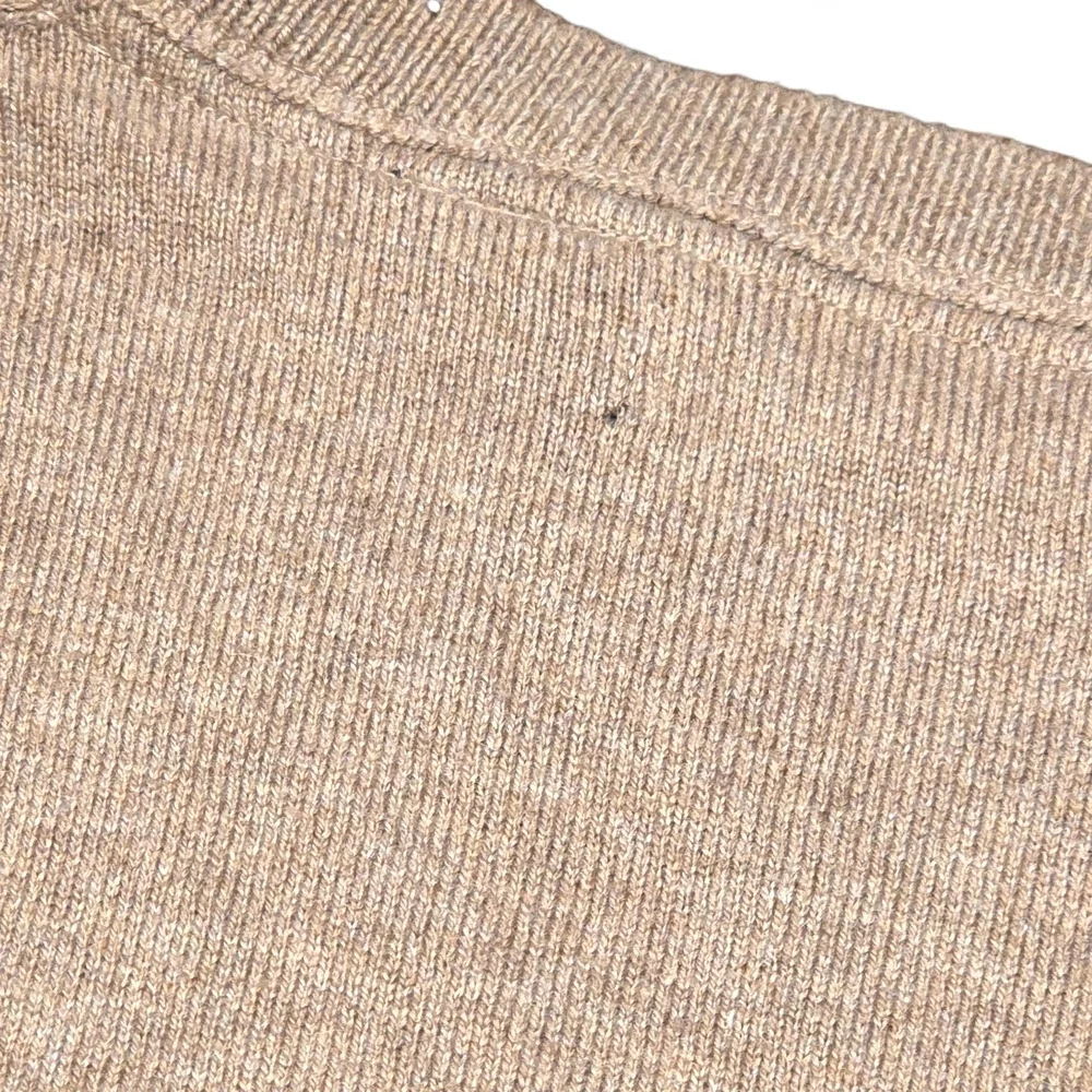 Claiborne Men's Cashmere Blend V-Neck Sweater English Brown Heather XXL NWT